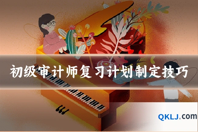 初级审计师复习计划制定技巧