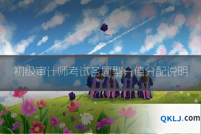 初级审计师考试各题型分值分配说明