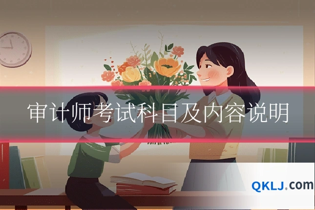 审计师考试科目及内容说明