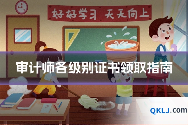 审计师各级别证书领取指南