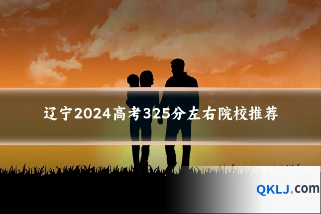 辽宁2024高考325分左右院校推荐