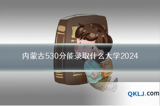 内蒙古530分能录取什么大学2024