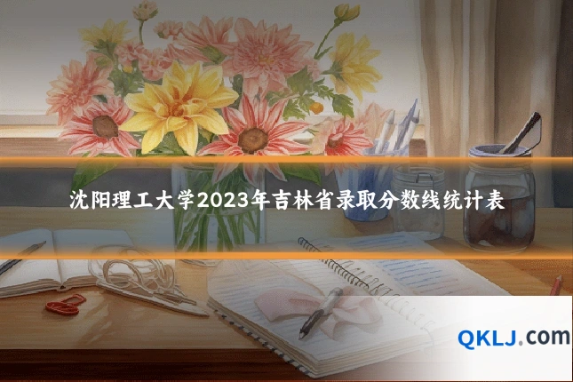 沈阳理工大学2023年吉林省录取分数线统计表