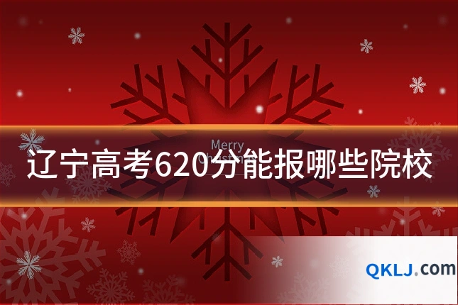 辽宁高考620分能报哪些院校