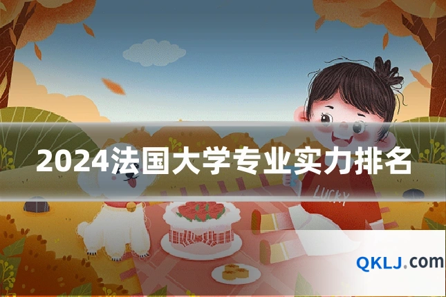 2024法国大学专业实力排名