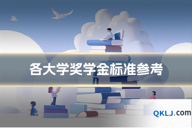 各大学奖学金标准参考