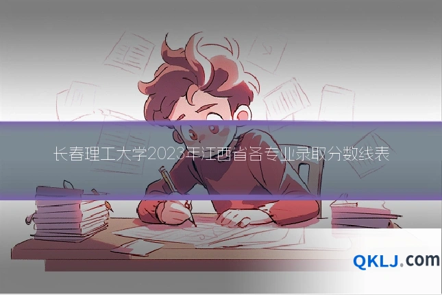 长春理工大学2023年江西省各专业录取分数线表