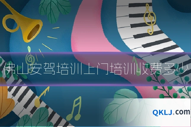 佛山安驾培训上门培训收费多少