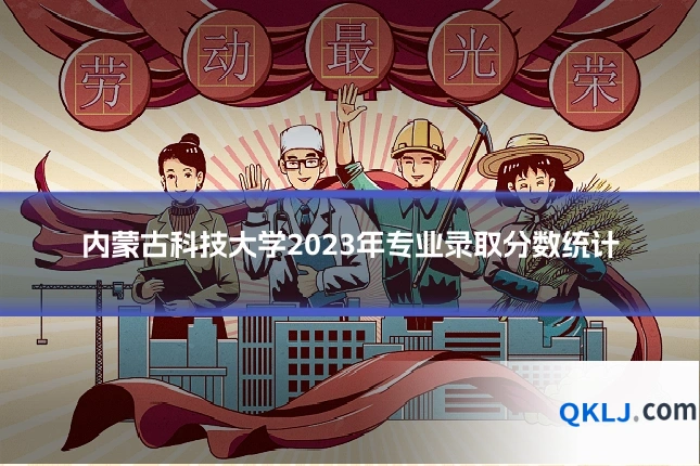 内蒙古科技大学2023年专业录取分数统计