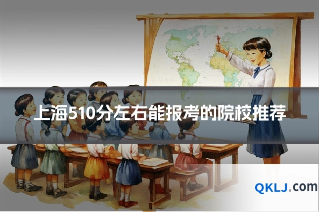 上海510分左右能报考的院校推荐