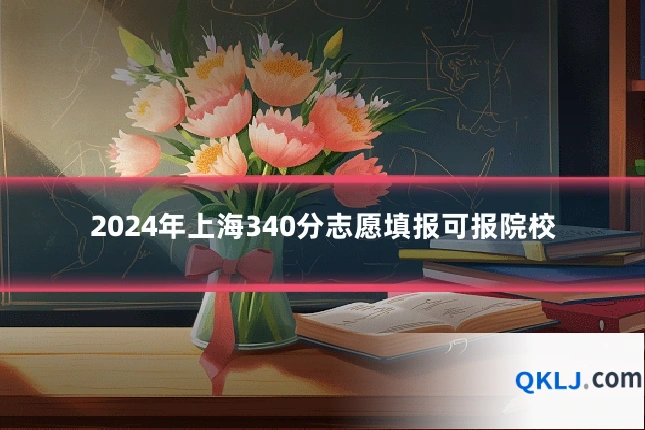 2024年上海340分志愿填报可报院校