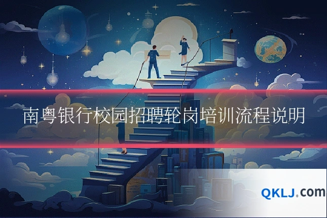 南粤银行校园招聘轮岗培训流程说明