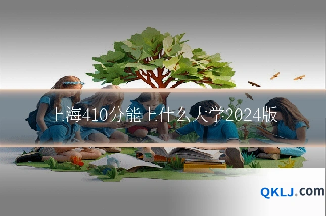 上海410分能上什么大学2024版