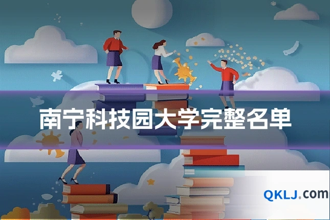 南宁科技园大学完整名单