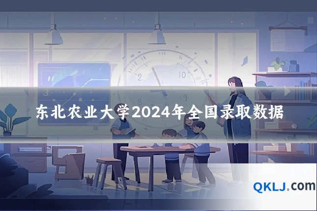 东北农业大学2024年全国录取数据