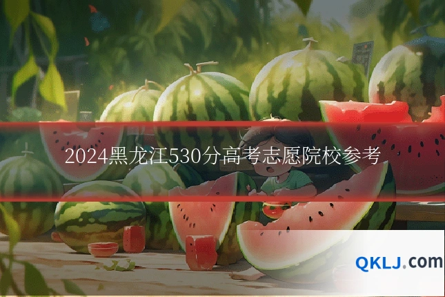 2024黑龙江530分高考志愿院校参考