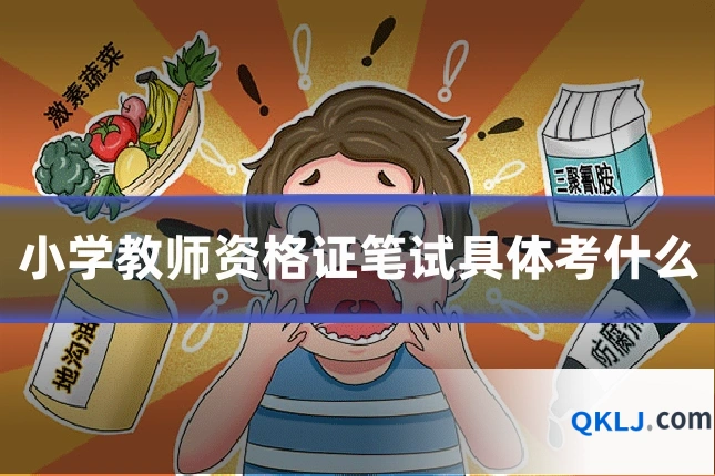 小学教师资格证笔试具体考什么