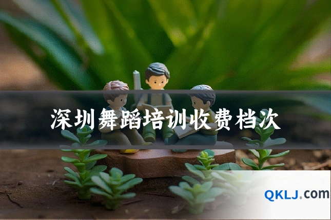 深圳舞蹈培训收费档次