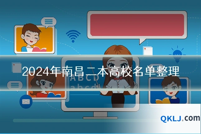 2024年南昌二本高校名单整理