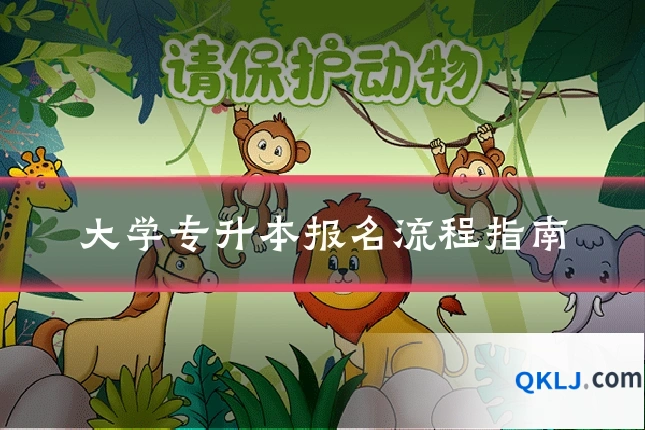 大学专升本报名流程指南