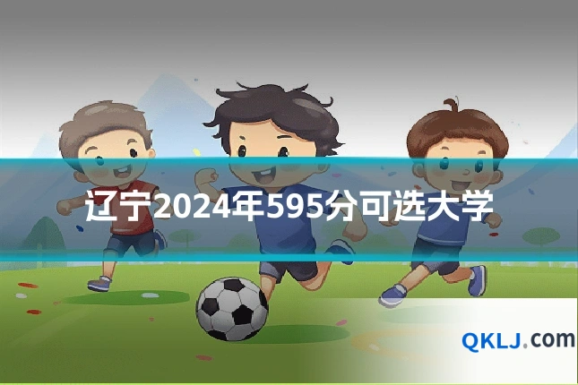 辽宁2024年595分可选大学