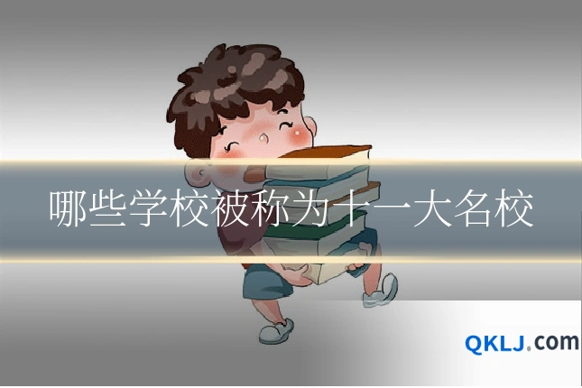 哪些学校被称为十一大名校