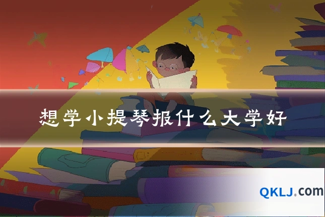 想学小提琴报什么大学好