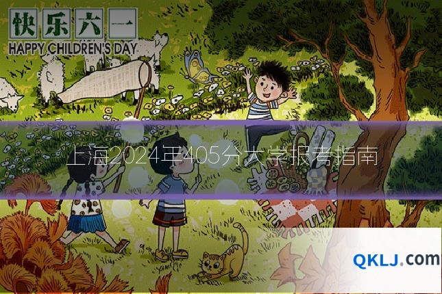 上海2024年405分大学报考指南