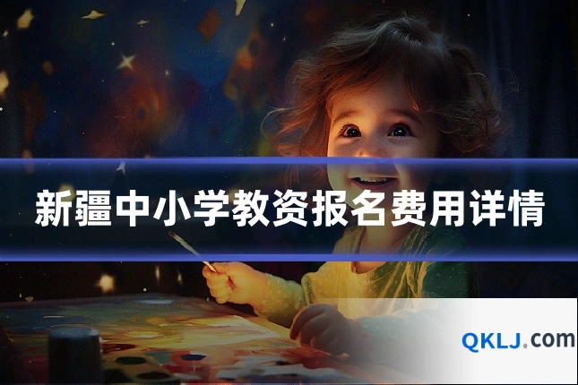新疆中小学教资报名费用详情