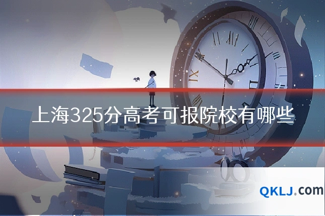 上海325分高考可报院校有哪些