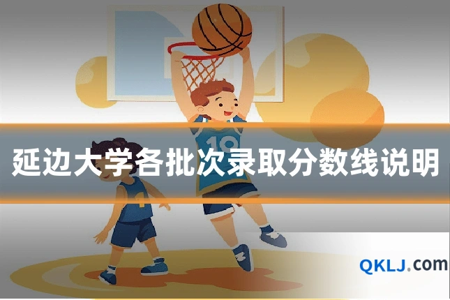 延边大学各批次录取分数线说明