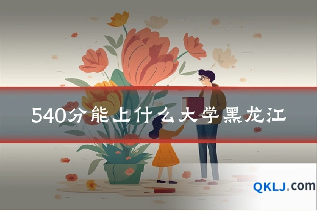 540分能上什么大学黑龙江