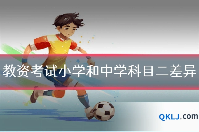 教资考试小学和中学科目二差异