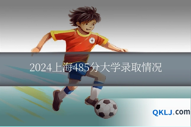 2024上海485分大学录取情况