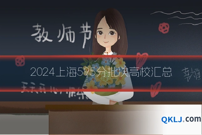 2024上海595分批次高校汇总