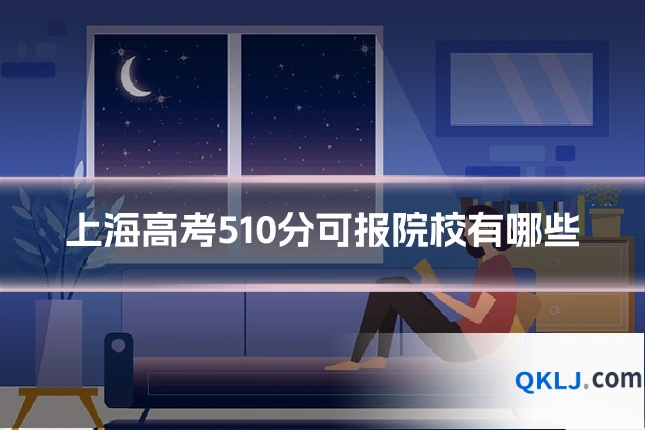 上海高考510分可报院校有哪些