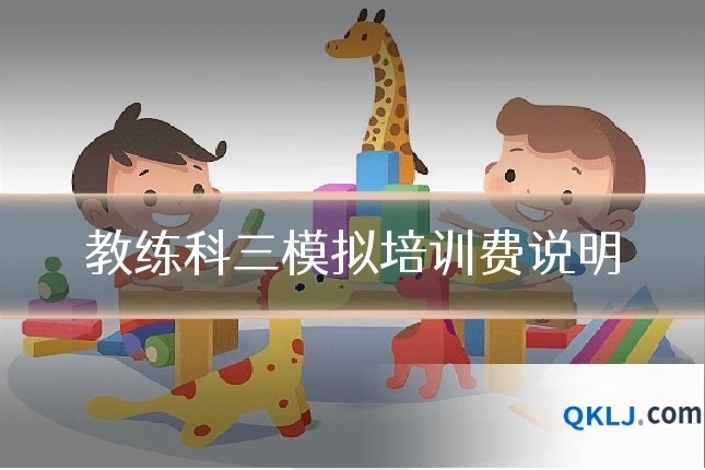 教练科三模拟培训费说明