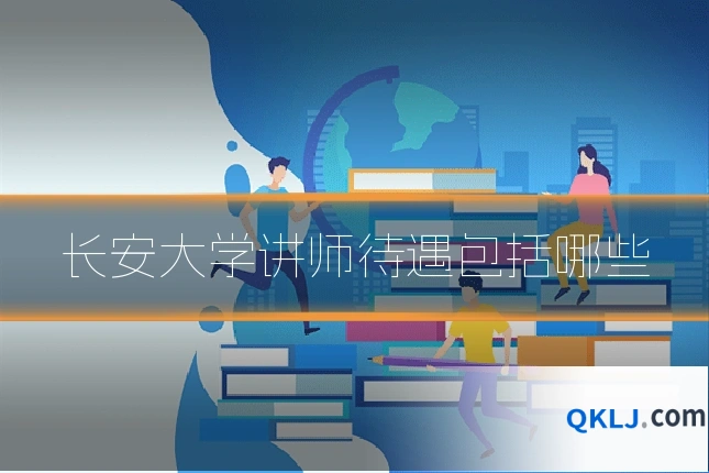 长安大学讲师待遇包括哪些