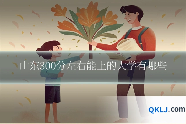 山东300分左右能上的大学有哪些