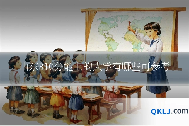 山东310分能上的大学有哪些可参考