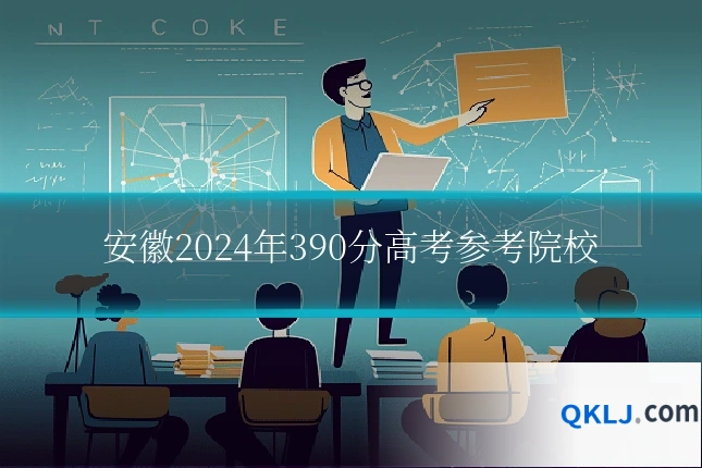 安徽2024年390分高考参考院校