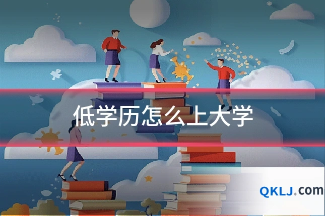 低学历怎么上大学