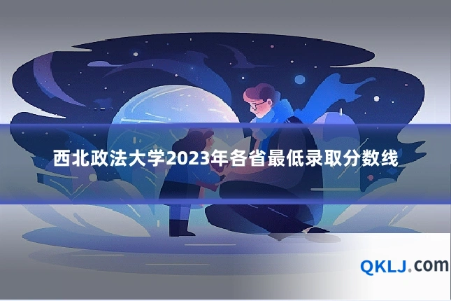 西北政法大学2023年各省最低录取分数线