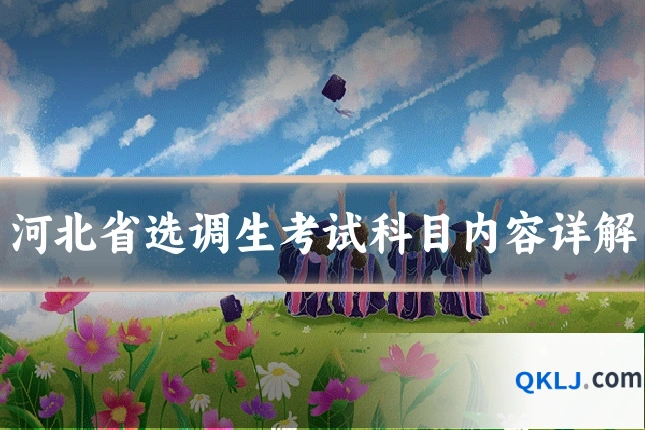 河北省选调生考试科目内容详解
