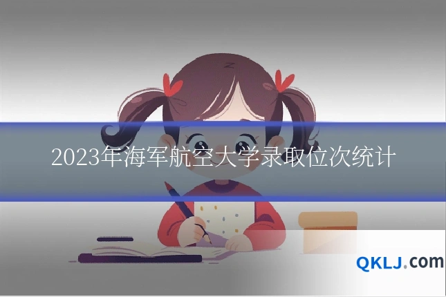 2023年海军航空大学录取位次统计