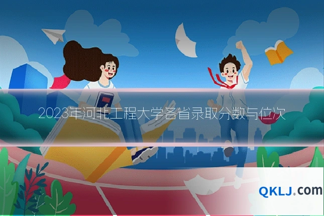 2023年河北工程大学各省录取分数与位次
