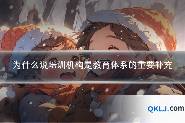 为什么说培训机构是教育体系的重要补充