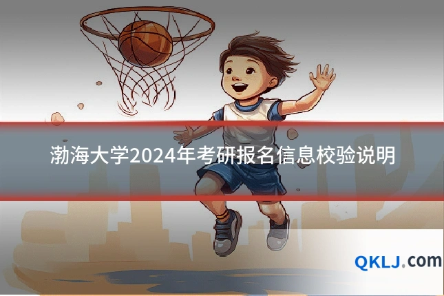 渤海大学2024年考研报名信息校验说明