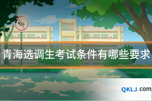 青海选调生考试条件有哪些要求