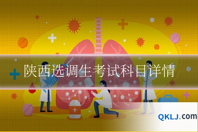 陕西选调生考试科目详情